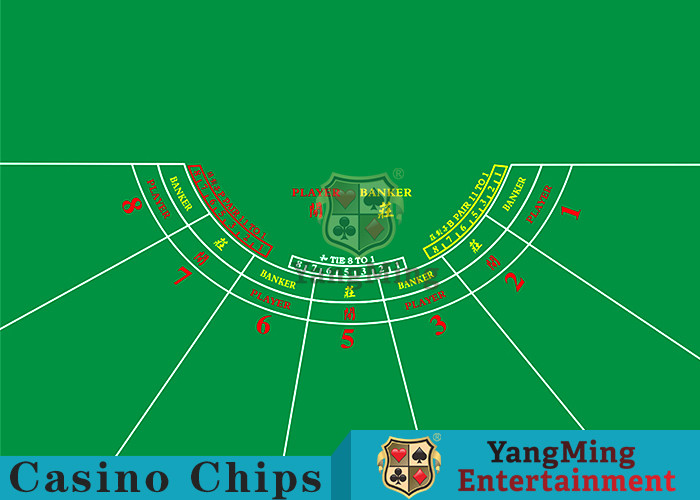 7 Players Roulette Board Layout With Personalized Custom Printing Services