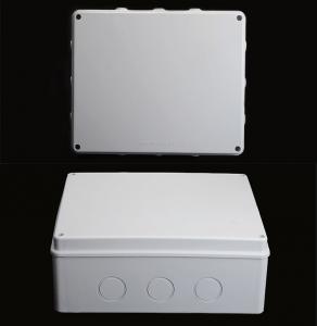 Cheap Pre Drilled Rectangular Abs Waterproof Junction Box 300x250x120mm With PVC Stoppers wholesale