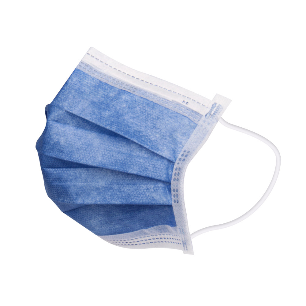 Buy cheap Protective Mouth Medical Mask Elastic Earloop Anti Virus Sterile Blue from wholesalers