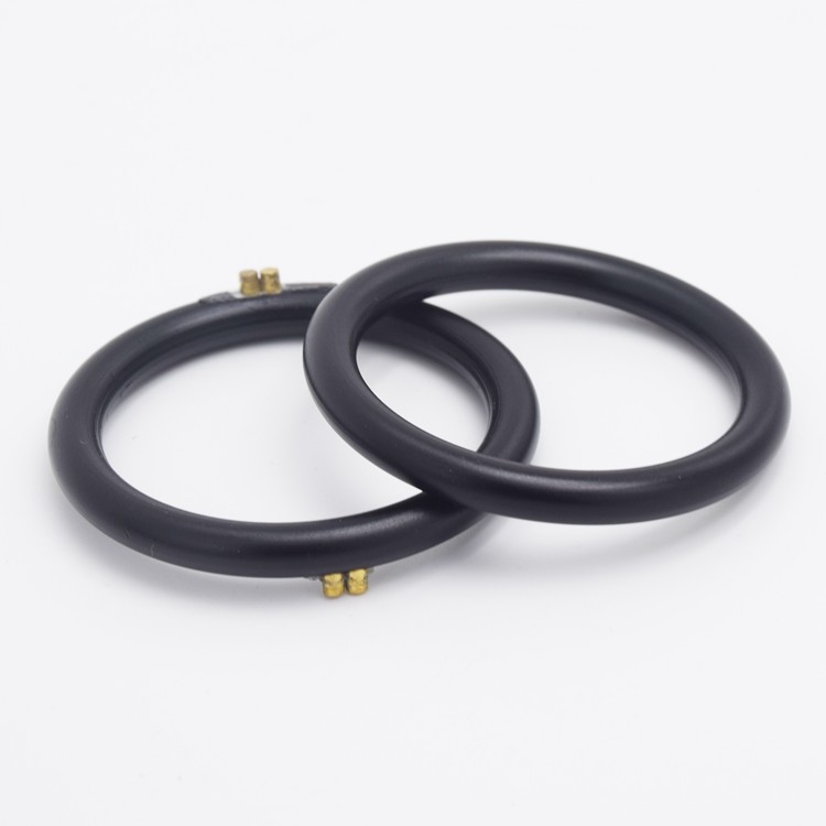 China Electroplate Black Zinc Die Casting Alloys Ring Practical Anti Corrosion on sale