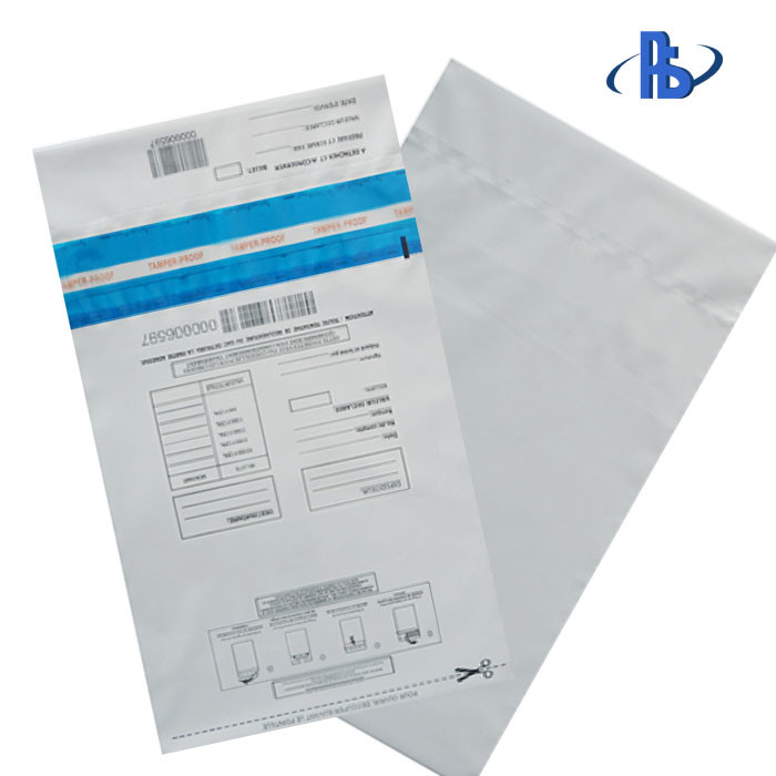 Cheap Eco Friendly Plastic Tamper Evident Security Bags Customization Acceptable wholesale