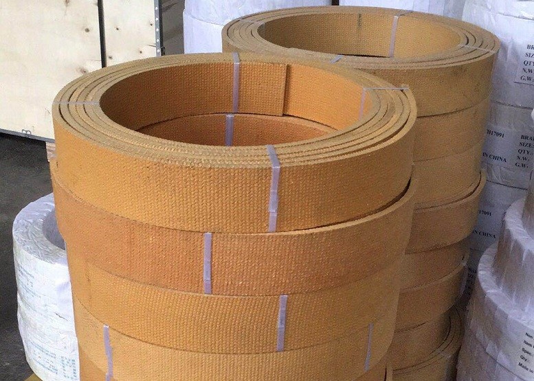Buy cheap Resin Woven Brake Lining Material For Marine Winch Crane Hoist Tractor Oil Field from wholesalers