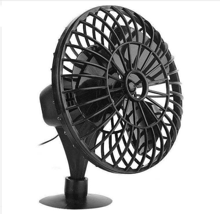 Cheap 4" Plastic Automotive Electric Cooling Fans / Black Electric Fans For Cars wholesale