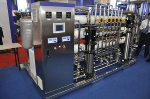 China Stainless Steel Double RO Water Purification Machines AC220V / AC380V on sale