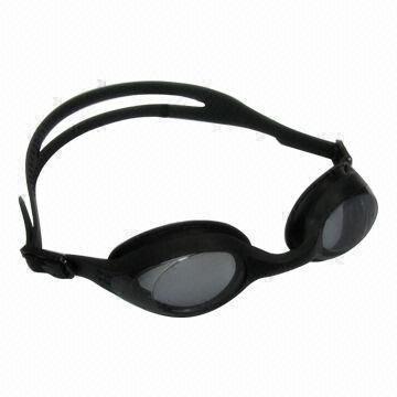Cheap Hot Selling Swimming Goggles with Anti-fog Lens and Silicone Strap, Suitable Promotional Use wholesale