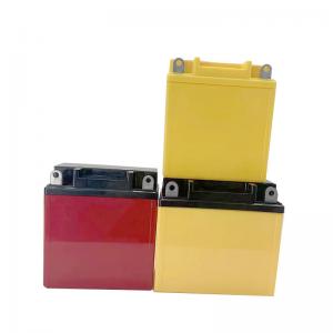 China Customize Multiple Colors	Dry Cell Motorcycle Battery 12v Motorbike Battery on sale