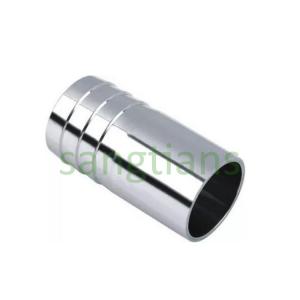 China Chine stainless steel 316L hygenic hose barb with welding ends on sale