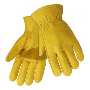 Cheap Factory directly sales cowhide full grain leather cotton plus safety gloves for American market wholesale