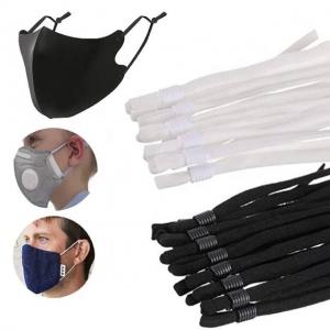 Cheap DIY Mask Making Supplies with Elastic Ear Loop Soft Elastic String for Masks with Adjustable Ear loop wholesale