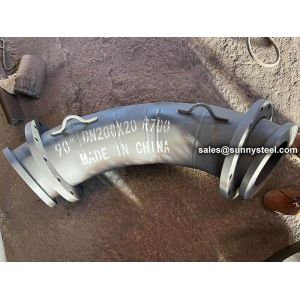 Cheap Wear Resistant Cast Basalt Stone Lined Elbow wholesale