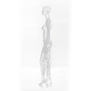 Cheap Modern clear mannequins female full body mannequin trend walking transparent female mannequins wholesale