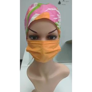 Cheap EN14683 2019 Disposable Orange Surgical Colorful Medical Face Mask CE Adult Class II Personal Respiratory Protection 3 Years S&amp;J wholesale