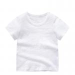 cotton short sleeve Blank T shirts infants short t safty t shirts knit wear soft
