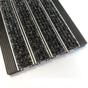 Cheap Hotel Lobby Aluminum Entrance Mats Wear Resistance 18 Mm Depth wholesale