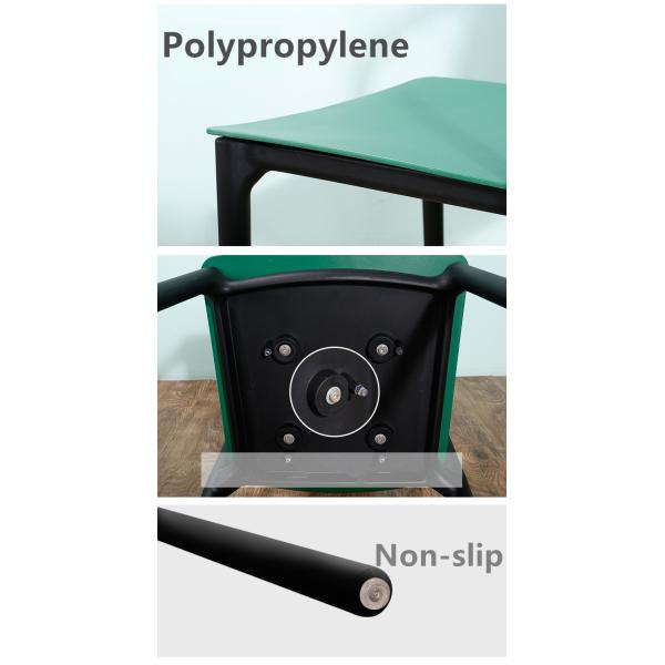 Multicolored Stackable 89*48*44cm Kids Plastic Chair For Home / School