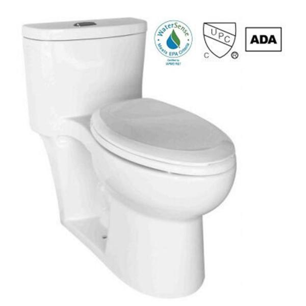 Watersense Dual Flush Siphonic One Piece Toilet Ada Silence Slow Down Cover