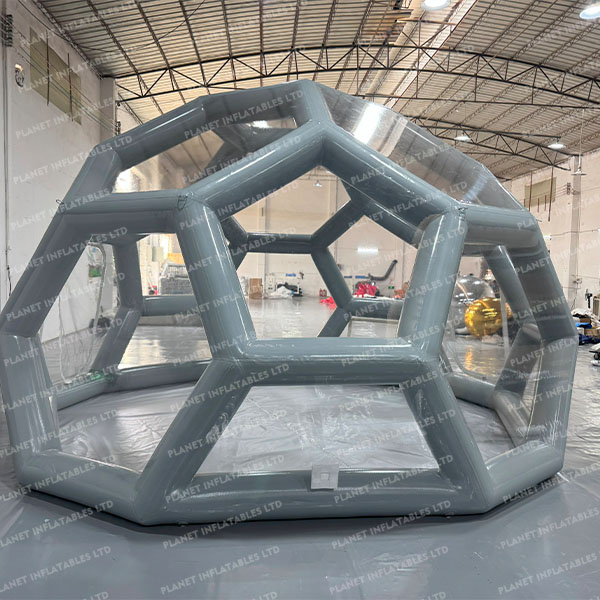 High Quality Air Sealed Inflatable clear Dome Tent Soccer Shape Tent Outdoor Camping Inflatable Dome Tent