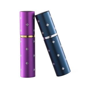 Plum Dot Drill Anodized Little Perfume Bottles 10ml