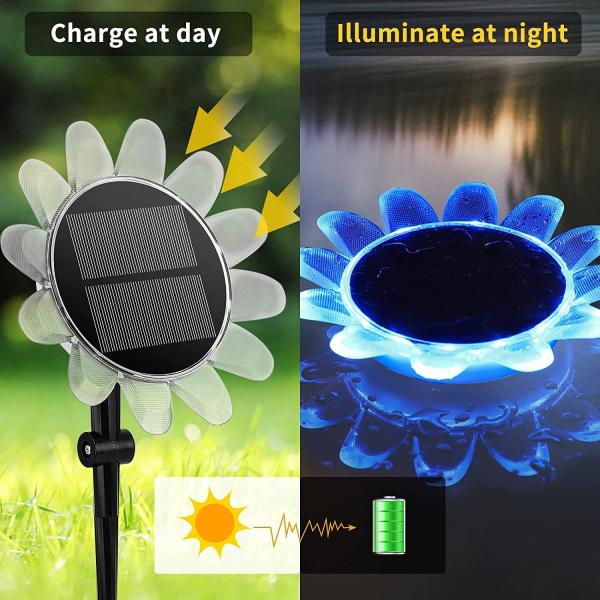 OEM IP68 Multi Color LED Solar Float Lamp For Swimming Pool Night Light Stair Light