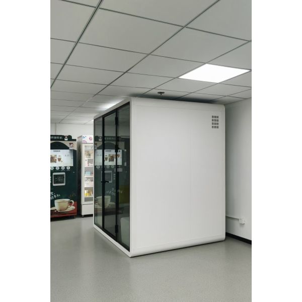 Aluminum Alloy Soundproof Pods Prefabricated Sound Proof Office Cabin Indoor
