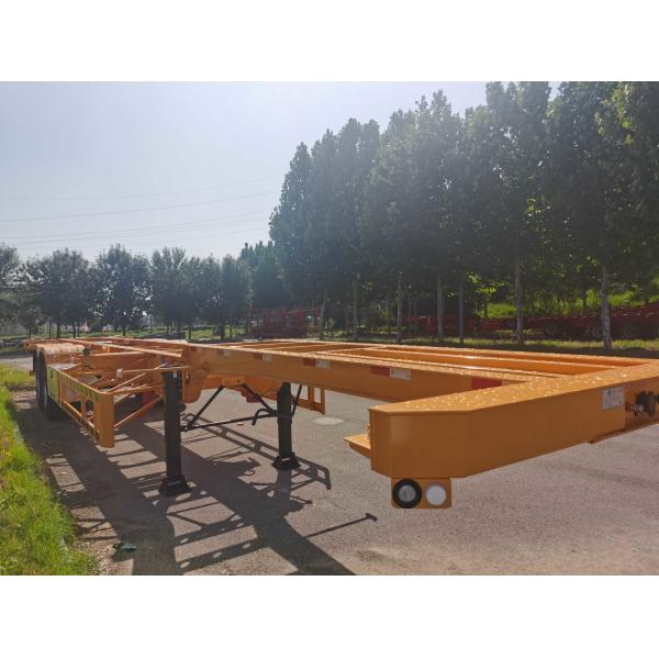 2 Axle 20ft 40ft Skeleton Trailer Container Skeletal Trailer Transporter