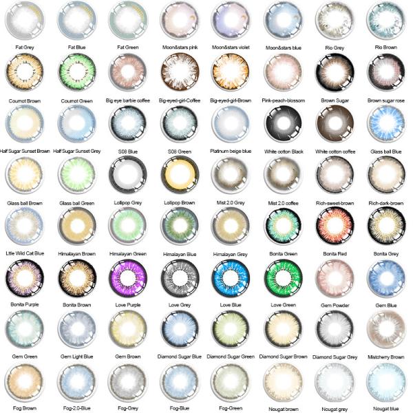 Gray Contact Lens Oem Blue Green Contacts Eye Lenses