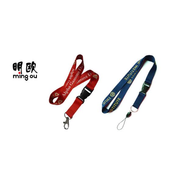 Promotional Gifts Badge Holder Lanyard With Clip Lightweight 17g