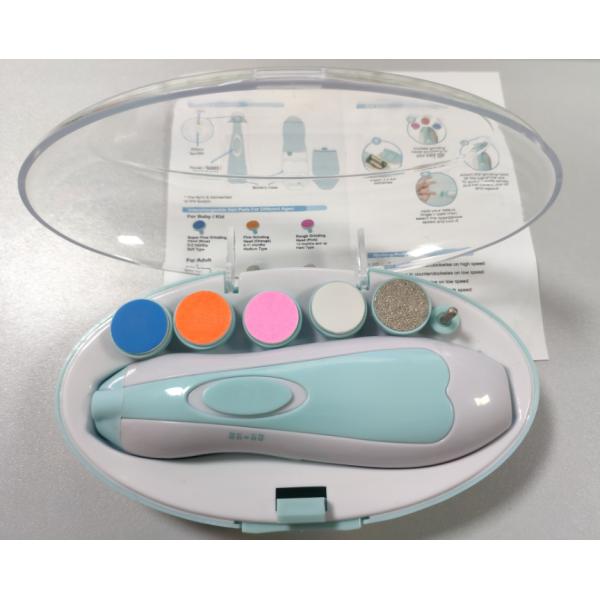 Hot selling Baby care kit baby Grooming tools kit electric baby nail trimmer nice carry bag Electric Nail trimming kit adult