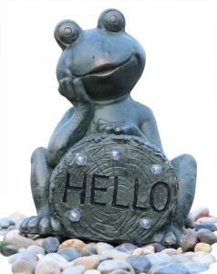 Cheap Garden Statue Fountains Vivid Frog Statue Green Frog Magnesia Water  right weight Fountain wholesale