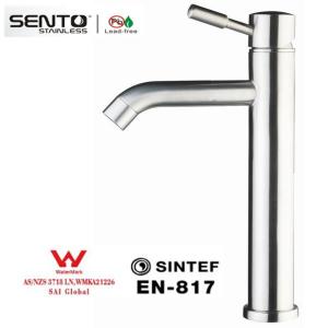 Cheap SENTO watermark stainless steel Lavatory Faucet wholesale