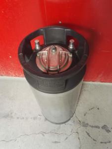 Cheap used/second hand 5gallon ball lock keg , with rubber handle, for home brew wholesale