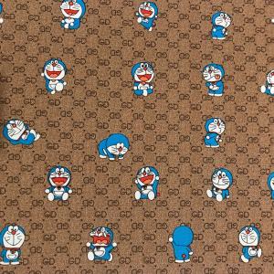 Printed Cartoon GD Letter Jingle Cat PVC Faux Leather Bags Phone Case Package