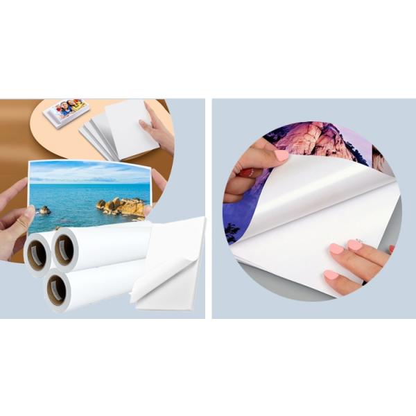 Aqueous 140mic Matte Inkjet Self Adhesive PP Polypropylene Paper Roll