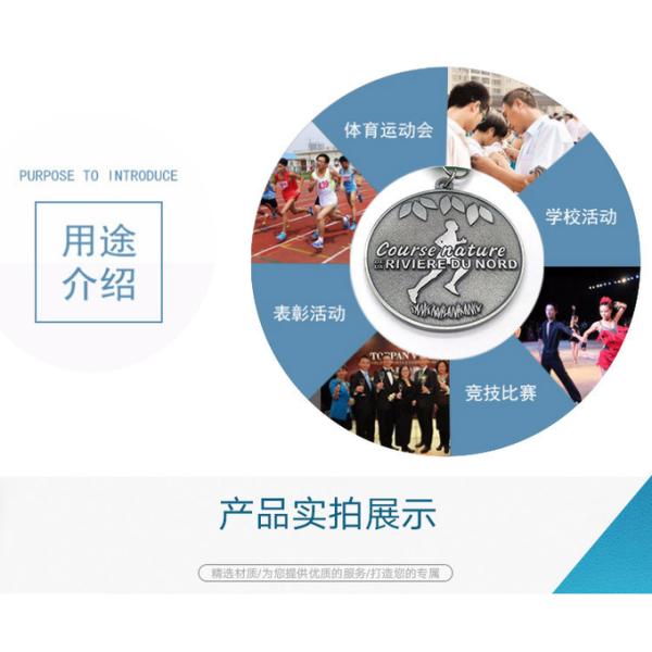 China Manufacture No Minimum Order Custom Souvenir Sport Marathon Finisher Medal Custom