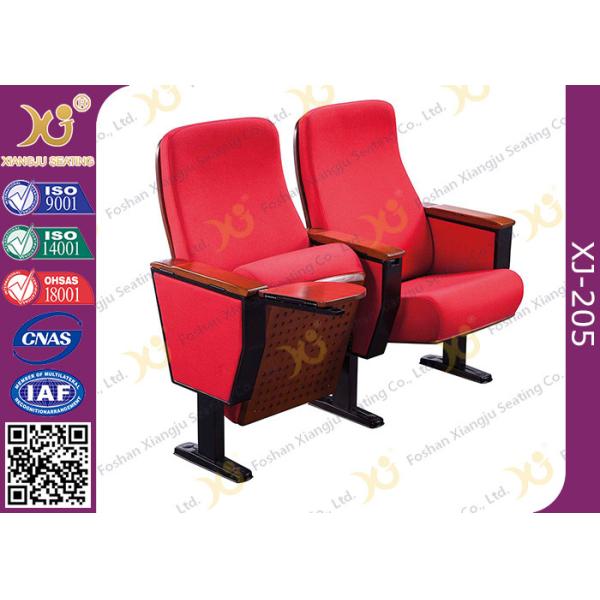 Quality High Density Sponge Church Pulpit Chairs With Strong Steel Base / Movie Theater Seats for sale