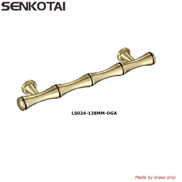 Drawer Pull Handle with Oil Rubbed Bronze and Gold Heavy Quality Brass Kitchen & Bathroom Cabinet Hardware