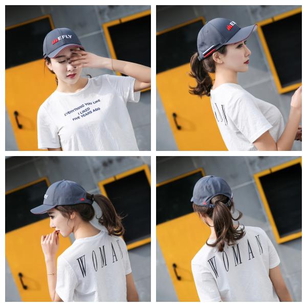 Men And Women 6 Panel Baseball Caps Low Profile With Sandwich Visor