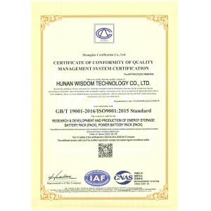Hunan Wisdom Technology Co., Ltd. Certifications