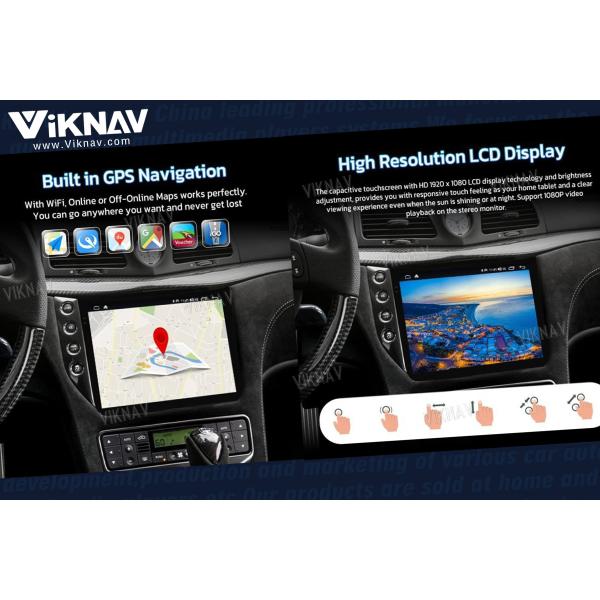 10.4 Inch WiFi 4G Car Radio Aftermarket Stereo System Upgraded For Maserati GT GranTurismo 2007-2017