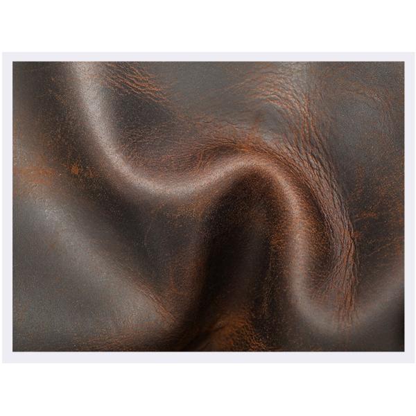 Crazy horse leather vintage toiletry bag Genuine Leather Woven Clutch Bag Unisex Portable Handheld Storage Bag Leather Large Capacity Toiletry Bag