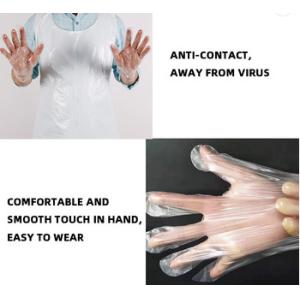 Cheap Transparent Disposable Safety Gloves Ldpe Custom For Kitchen Cleaning wholesale