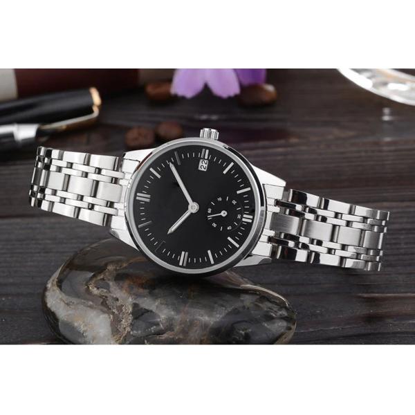 5ATM Waterproof Alloy Case Quartz Men′s Watch Stainless Steel Watch Band Bracelet Fashion Wrist Watch for Men