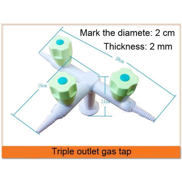 Deck Mount Laboratory Faucets Brass With Double / Single Outlet