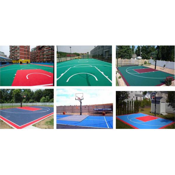 Anti Slip Suspended Indoor Sports Flooring Eco Friendly Interlocking Tiles