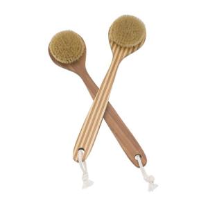 Cheap Bristle Wooden Body Brush Massager Bath Shower Back Spa Scrubber wholesale