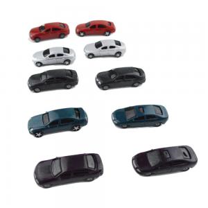 Cheap 1:75 Scale Model Painted Car ABS Plastic Mini Car 6.3x2.1x1.8cm for model railway layout or toy wholesale