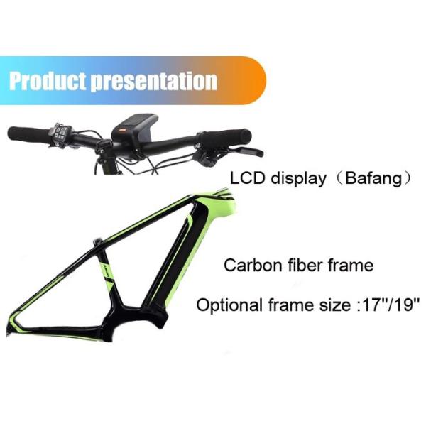 Factory supply Carbon fiber bike frame hidden lithium battery ebike carbon fiber bike/suspension fork electric mountain bikes