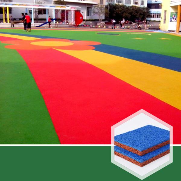 Colorful EPDM Rubber Granules Playground Surfaces 17 Years Experience