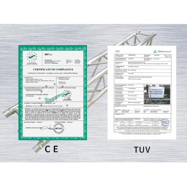 CE SGS Certified 350*350mm Aluminum Lighting Truss Exhibition Truss System