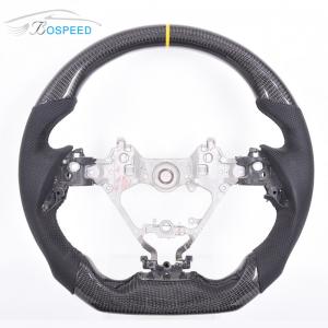 China Toray Carbon Fiber Twill Toyota Leather Sports Steering Wheel 350mm Custom Color on sale